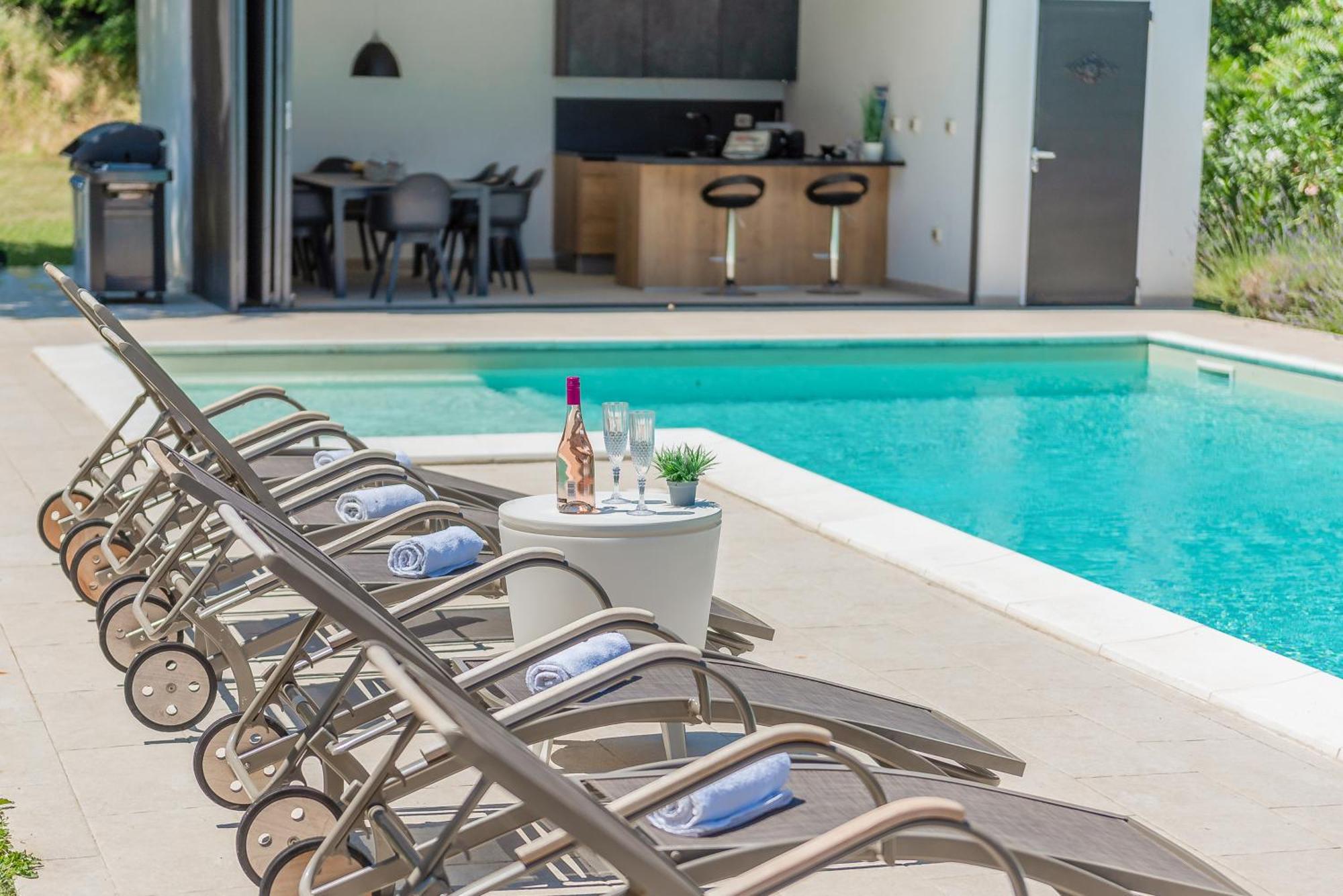 Villas Martincici With Large Pool Grožnjan Extérieur photo