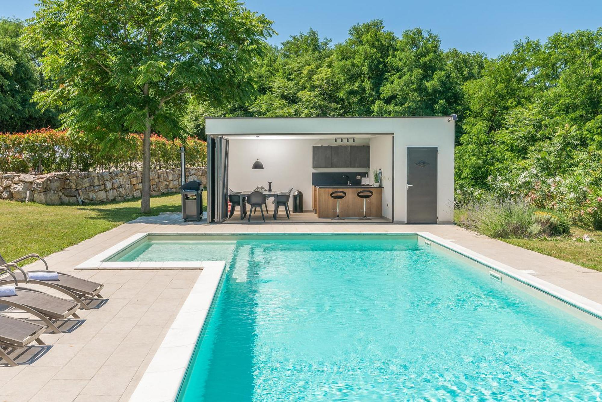 Villas Martincici With Large Pool Grožnjan Extérieur photo